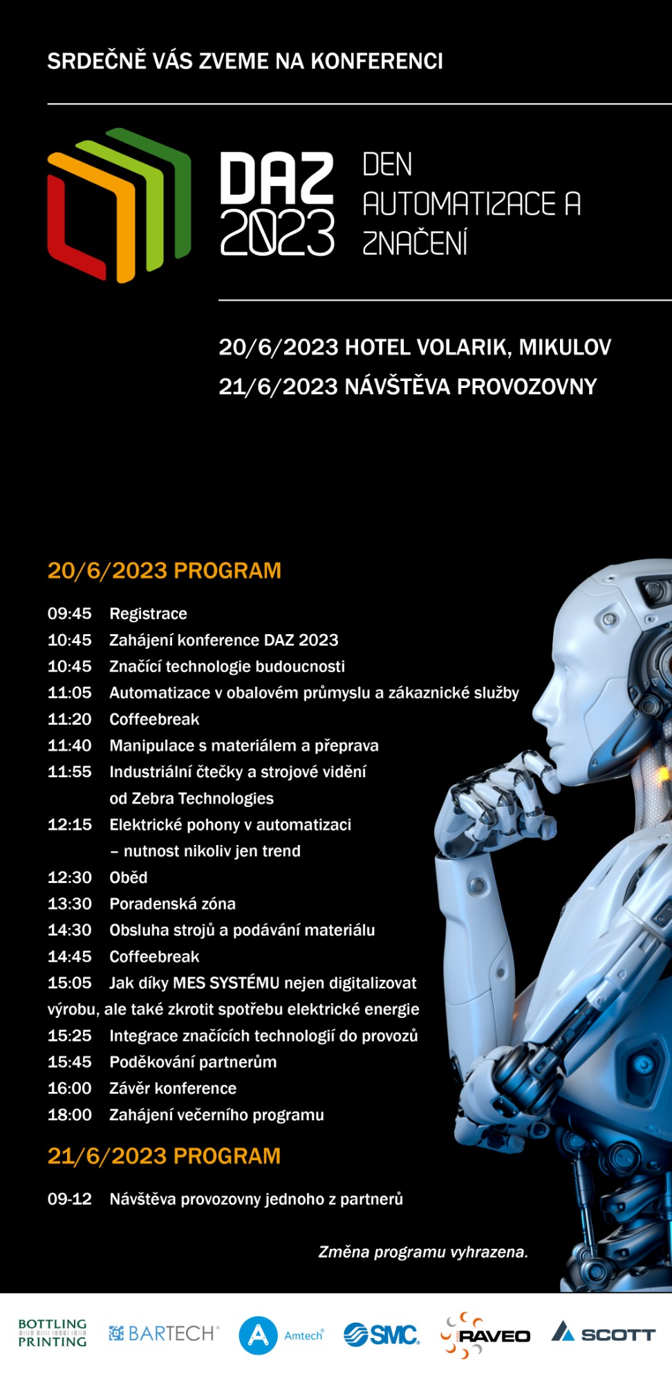 Den automatizace a značení 2023